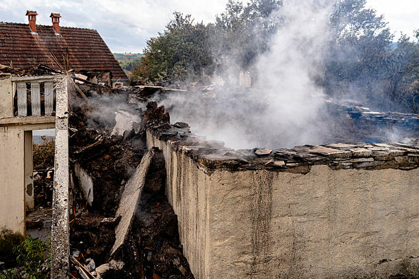 Professional Fire Damage Assessment technician working in Spicewood, TX